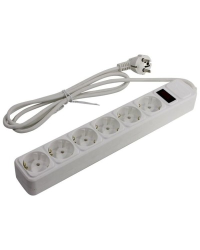 SP6W-118. Сетевой фильтр 6 розеток, 1.8м, белый. 5bites в Астрахани