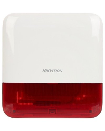 DS-PS1-E-WE Red Indicator. Оповещатель свето-звуковой радиоканальный уличный. AX PRO Hikvision в Астрахани