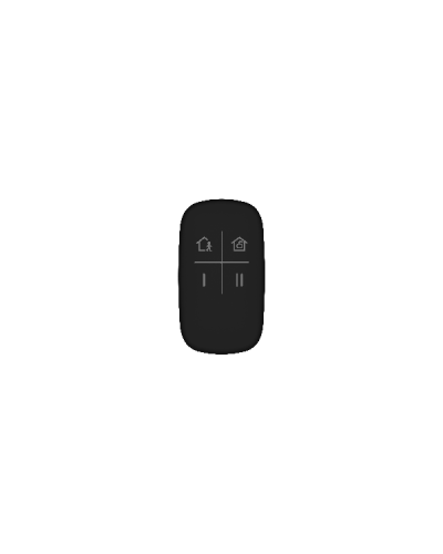 DS-PKF1-WE (цв. черный). Брелок 4-х кнопочный с обратной связью. AX PRO Hikvision в Астрахани