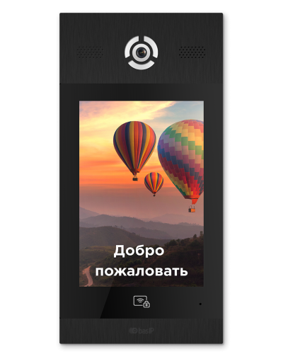 AA-14FB BLACK. Вызывная панель подъездного IP-домофона. BAS-IP в Астрахани