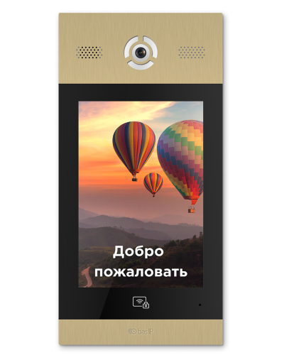AA-14FB GOLD. Вызывная панель подъездного IP-домофона. BAS-IP в Астрахани