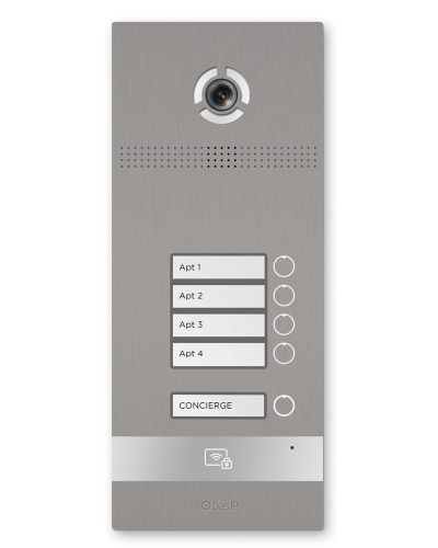 BI-04FB SILVER. Вызывная панель IP-домофона. BAS-IP в Астрахани