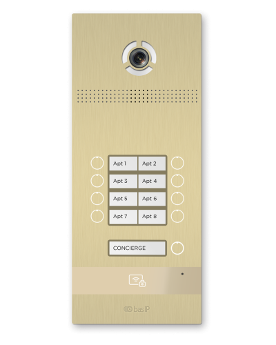 BI-08FB GOLD. Вызывная панель IP-домофона. BAS-IP в Астрахани