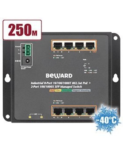 STWP-0802HP. Коммутатор 8-портовый. Beward в Астрахани
