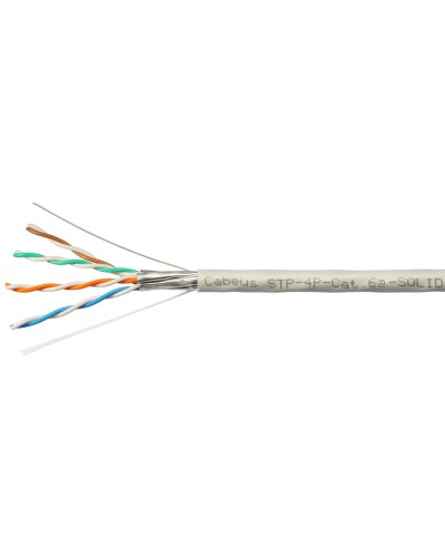 STP-4P-Cat.6a-SOLID-IN-PVC (7196c). Кабель «витая пара» (LAN) для структурированных систем связи. CABEUS в Астрахани