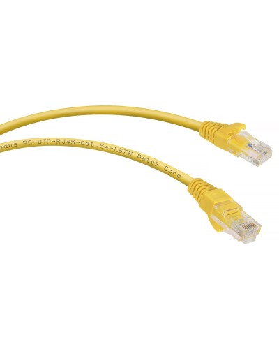 PC-UTP-RJ45-Cat.5e-0.15m-YL-LSZH (9494c), желтый. Патч-корд медный. CABEUS в Астрахани