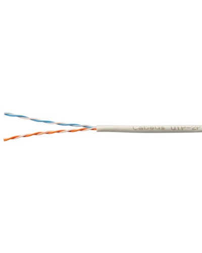 UTP-2P-Cat.5e-SOLID-GY-LIGHT-100 (11078c-5). Кабель «витая пара» (LAN) для структурированных систем связи. CABEUS в Астрахани