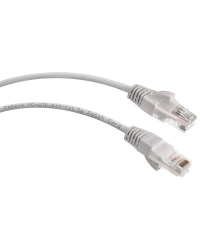 PC-UTP-RJ45-Cat.5e-1.5m-LSZH (8864c), серый. Патч-корд медный. CABEUS в Астрахани