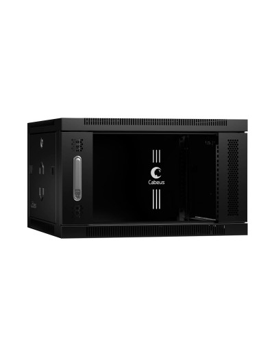 SH-05F-6U60/45-BK (8598c). Шкаф телекоммуникационный 19 настенный 6U. CABEUS в Астрахани