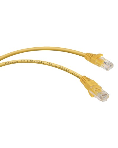 PC-UTP-RJ45-Cat.6-3m-YL (8708c), желтый. Патч-корд медный. CABEUS в Астрахани