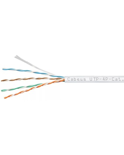 UTP-4P-Cat.5e-SOLID-LSZH-GY (9776c). Кабель «витая пара» (LAN) для структурированных систем связи. CABEUS в Астрахани