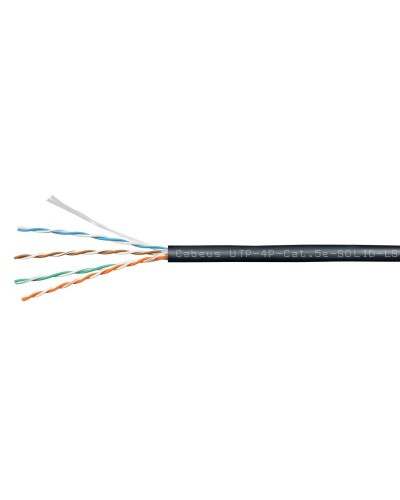 UTP-4P-Cat.5e-SOLID-LSZH-BK (9781c). Кабель «витая пара» (LAN) для структурированных систем связи. CABEUS в Астрахани