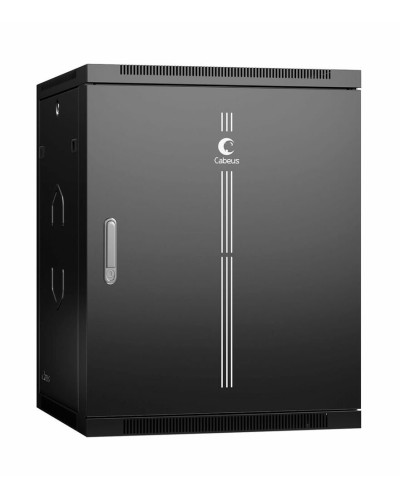 SH-05F-15U60/35m-R-BK (10759c). Шкаф телекоммуникационный 19 настенный 15U. CABEUS в Астрахани