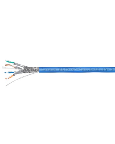SSTP-4P-Cat.8-SOLID-IN-LSZH-BL-100 (7750c-1). Кабель «витая пара» (LAN) для структурированных систем связи. CABEUS в Астрахани