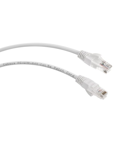 PC-UTP-RJ45-Cat.6-0.5m-LSZH (8876c), серый. Патч-корд медный. CABEUS в Астрахани