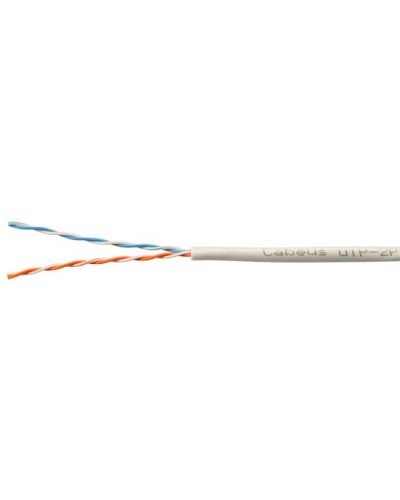 UTP-2P-Cat.5e-SOLID-GY-100 (7169c-5). Кабель «витая пара» (LAN) для структурированных систем связи. CABEUS в Астрахани