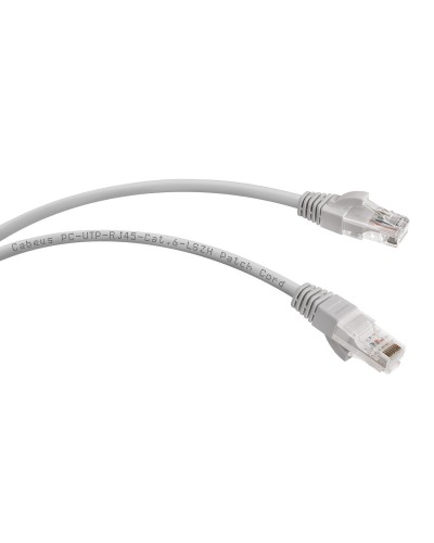 PC-UTP-RJ45-Cat.6-1m-LSZH (8877c), серый. Патч-корд медный. CABEUS в Астрахани