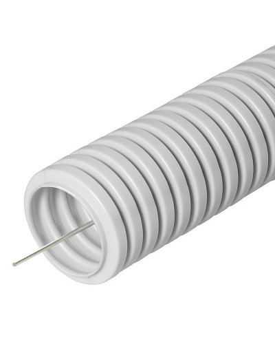 FCPL-20-PVC-100-1-GY (11228c): Труба гофрированная гибкая, лёгкая с протяжкой в Астрахани
