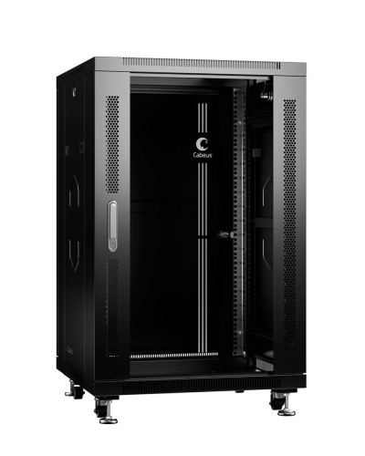 SH-05C-22U60/100-BK (8540c). Шкаф телекоммуникационный 19 напольный 22U. CABEUS в Астрахани