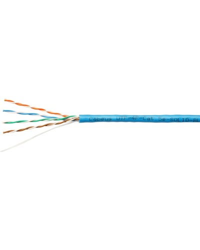 UTP-4P-Cat.5e-SOLID-BL (7248c). Кабель «витая пара» (LAN) для структурированных систем связи. CABEUS в Астрахани