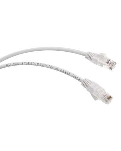 PC-UTP-RJ45-Cat.6-3m (7269c), серый. Патч-корд медный. CABEUS в Астрахани