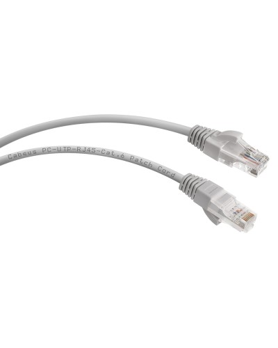 PC-UTP-RJ45-Cat.6-2m (7268c), серый. Патч-корд медный. CABEUS в Астрахани