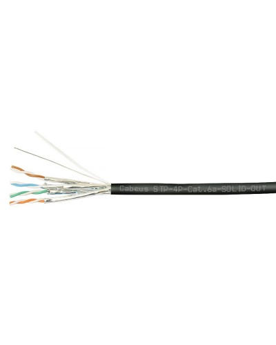 STP-4P-Cat.6a-SOLID-OUT-LSZH-UV (7198c). Кабель «витая пара» (LAN) для структурированных систем связи. CABEUS в Астрахани