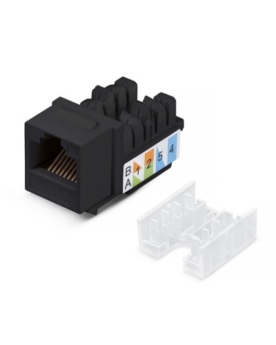 KJ-RJ45-Cat.5e-90-SW-BK (10101c): Вставка Keystone Jack RJ-47 в Астрахани
