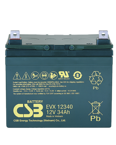 CSB EVX 12340. Аккумулятор герметичный свинцово-кислотный. CSB в Астрахани