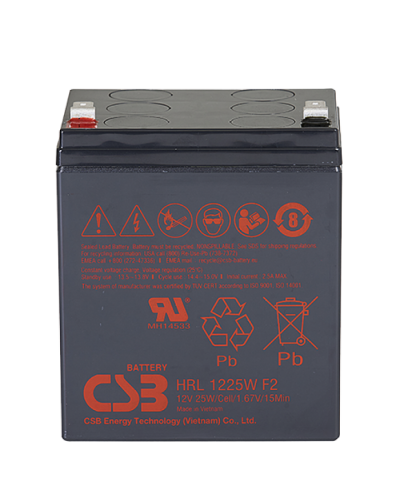 CSB HRL 1225W. Аккумулятор герметичный свинцово-кислотный. CSB в Астрахани