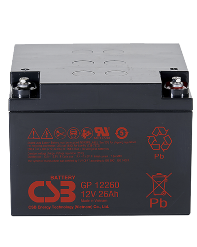 CSB GP 12260. Аккумулятор герметичный свинцово-кислотный. CSB в Астрахани