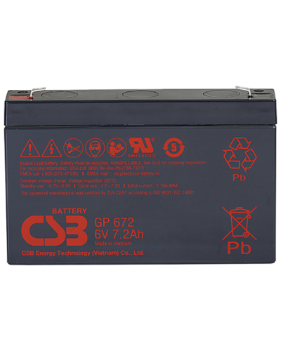 CSB GP 672. Аккумулятор герметичный свинцово-кислотный. CSB в Астрахани