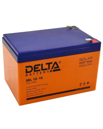 Delta GEL 12-15. Аккумулятор герметичный свинцово-кислотный. Delta в Астрахани