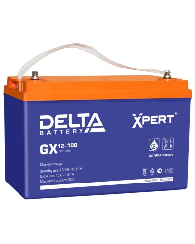 Delta GX 12-100. Аккумулятор герметичный свинцово-кислотный. Delta в Астрахани