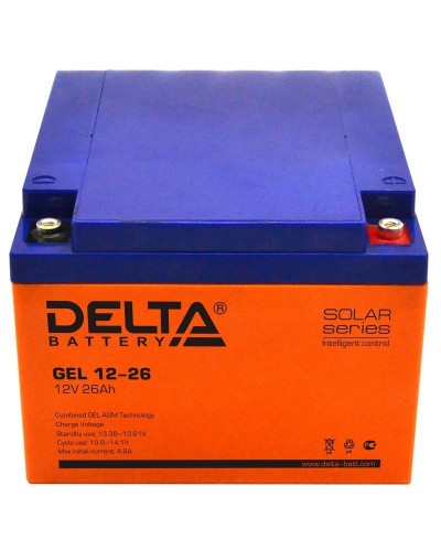 Delta GEL 12-26. Аккумулятор герметичный свинцово-кислотный. Delta в Астрахани