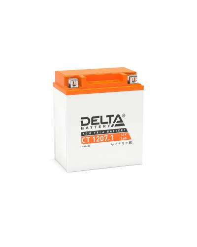 Delta CT 1207.1. Аккумулятор герметичный свинцово-кислотный стартерный. Delta в Астрахани