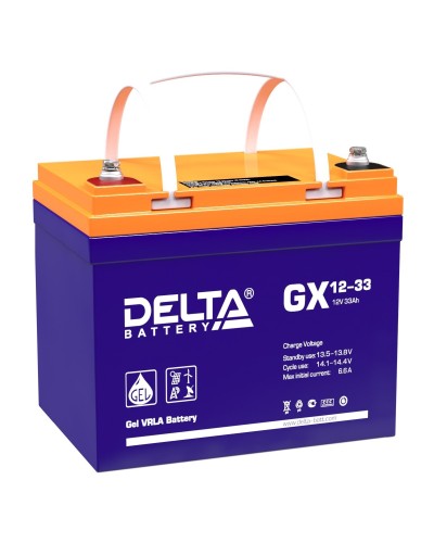 Delta GX 12-33. Аккумулятор герметичный свинцово-кислотный. Delta в Астрахани
