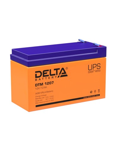 Delta DTM 1207. Аккумулятор герметичный свинцово-кислотный. Delta в Астрахани