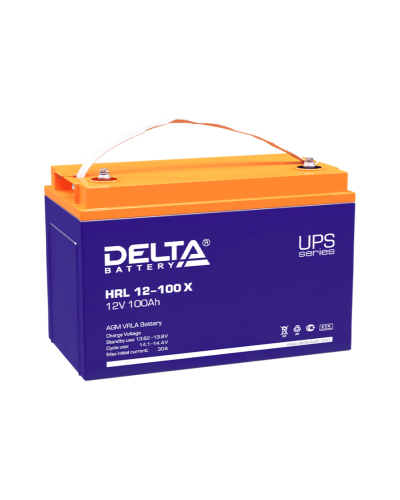 Delta HRL 12-100 X. Аккумулятор герметичный свинцово-кислотный. Delta в Астрахани