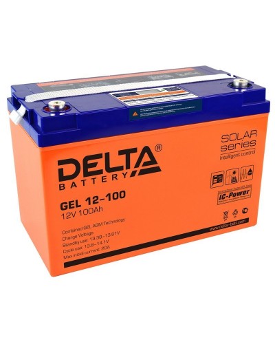 Delta GEL 12-100. Аккумулятор герметичный свинцово-кислотный. Delta в Астрахани