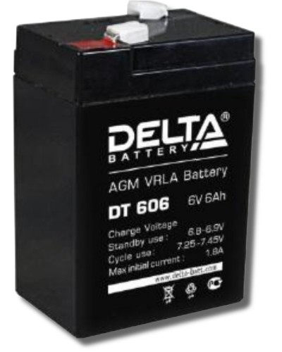 Delta DT 606. Аккумулятор герметичный свинцово-кислотный. Delta в Астрахани