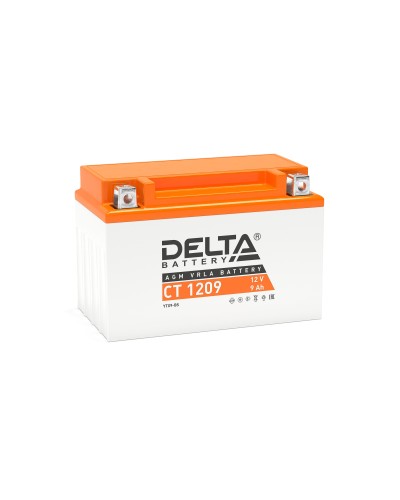 Delta CT 1209. Аккумулятор герметичный свинцово-кислотный стартерный. Delta в Астрахани