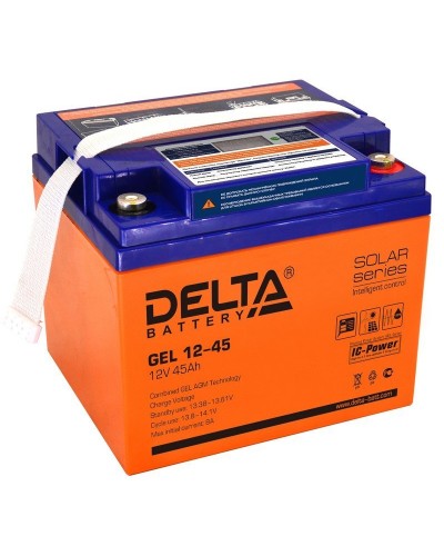Delta GEL 12-45. Аккумулятор герметичный свинцово-кислотный. Delta в Астрахани