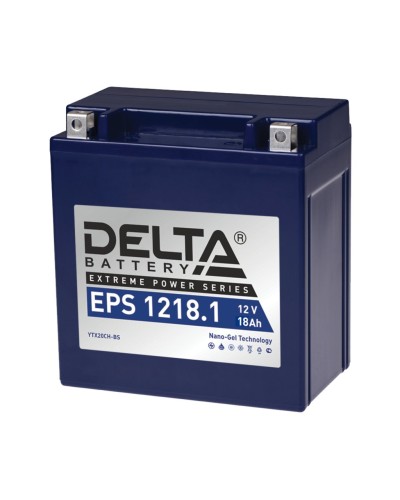 Delta EPS 1218.1. Аккумулятор герметичный свинцово-кислотный стартерный. Delta в Астрахани