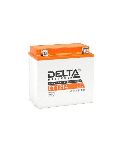 Delta CT 1214. Аккумулятор герметичный свинцово-кислотный стартерный. Delta в Астрахани