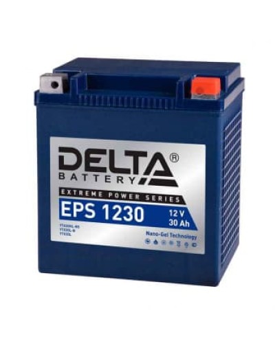Delta EPS 1230. Аккумулятор герметичный свинцово-кислотный стартерный. Delta в Астрахани