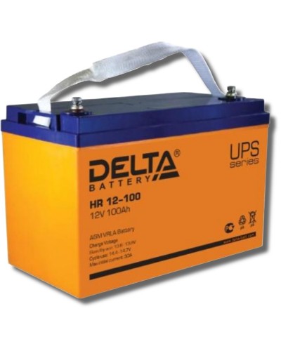 Delta HR 12-100. Аккумулятор герметичный свинцово-кислотный. Delta в Астрахани