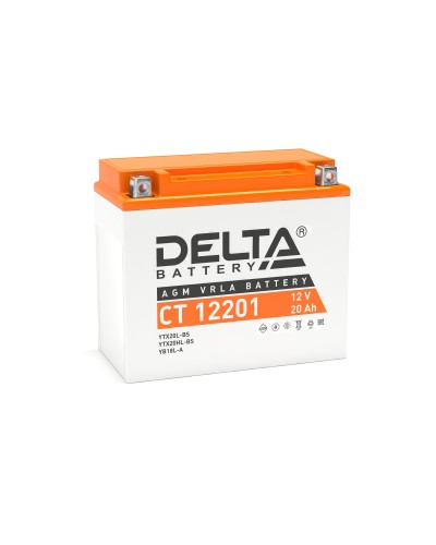 Delta CT 1220.1. Аккумулятор герметичный свинцово-кислотный стартерный. Delta в Астрахани