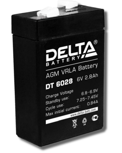 Delta DT 6028. Аккумулятор герметичный свинцово-кислотный. Delta в Астрахани
