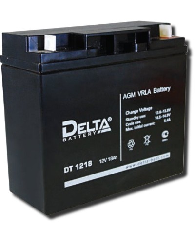 Delta DT 1218. Аккумулятор герметичный свинцово-кислотный. Delta в Астрахани